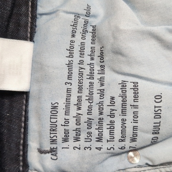 *NWT* Red Bull Distribution Co. Denim Relaxed Taper Size 32x32 In Dark Wash - Picture 6 of 13